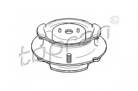 Опора амортизатора 400044755 TOPRAN 400044