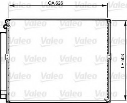 Радиатор кондиционера VALEO 814236 (фото 1)