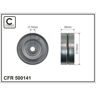 Направляющий ролик CAFFARO 500141