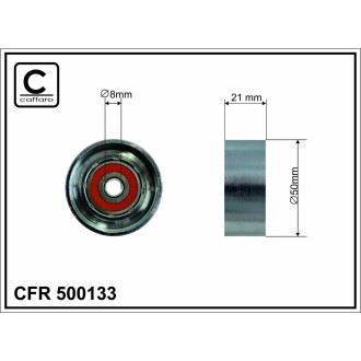 Ролик обвідний CAFFARO 500133