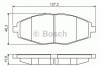 Гальмівні колодки PR2 DAEWOO Lanos BOSCH 0986495224 (фото 2)