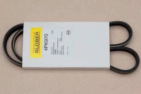 Ремень поликлиновой GLOBER 4PK970