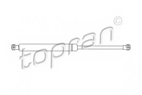Стойка багажника 700702586 TOPRAN 700702