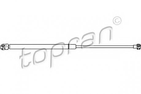 Пружина газова (амортизатор кришки багажника) TOPRAN 109902
