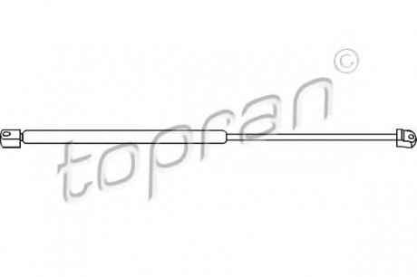 Пружина газова (амортизатор кришки багажника) TOPRAN 103163 (фото 1)