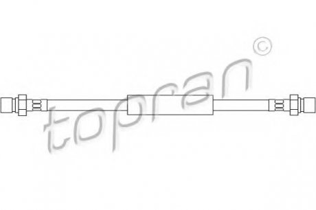 Шланг гальмівний TOPRAN 103358 (фото 1)