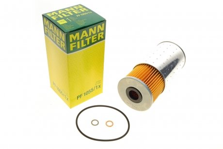 Масляний фільтр PF1055/1X MANN (Манн) PF 1055/1 X (фото 1)