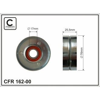 Ролик натяжителя CAFFARO 162-00