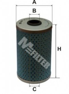 Фільтр паливний (змінний елемент) MFILTER DE3114 (фото 1)