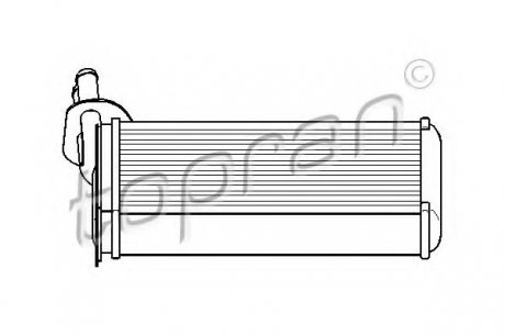 Теплообмінник (опалення салону) TOPRAN 108614 (фото 1)