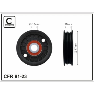 Ролик натяжителя CAFFARO 81-23