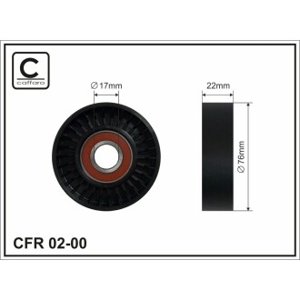 Ролик обвідний CAFFARO 02-00