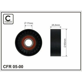 Ролик натяжний CAFFARO 05-00