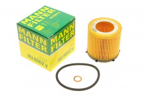 Фільтр оливний -FILTER MANN (Манн) HU 8002 Y (фото 1)