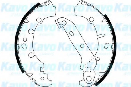 Гальмівні колодки KAVO KAVO PARTS BS-5424 (фото 1)