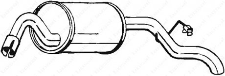 Глушитель задний BOSAL 154-935 (фото 1)