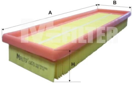 Фільтр повітряний M-FILTER MFILTER K470