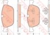 Гальмівні колодки дискові VOLVO XC60 "F "08>> TRW GDB1821 (фото 1)