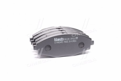 Гальмівні колодки дискові DAEWOO Lanos(T100) "F "9 MANDO MPD06 (фото 1)