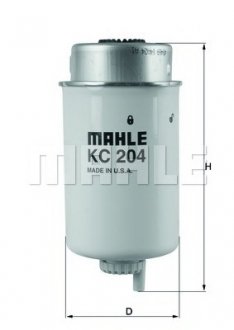 Топливный фильтр MAHLE MAHLE\KNECHT KC 204
