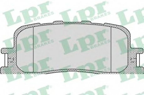 Гальмівні колодки до дисків LPR 05P1115