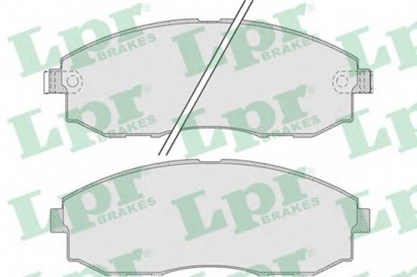 Гальмівні колодки до дисків LPR 05P1015