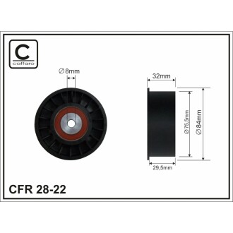 Натяжной ролик CAFFARO 28-22