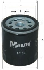 Фільтр оливний MFILTER TF32 (фото 1)