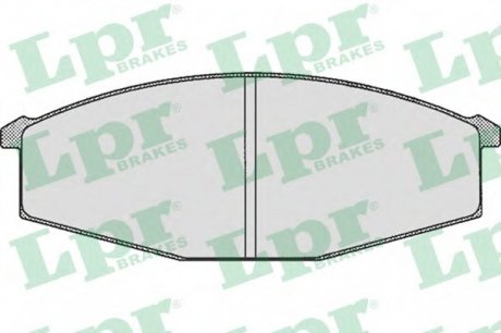 Гальмівні колодки дискові LPR 05P289 (фото 1)