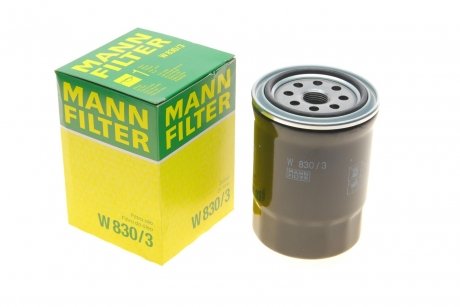Фільтр оливний -FILTER MANN (Манн) W 830/3 (фото 1)