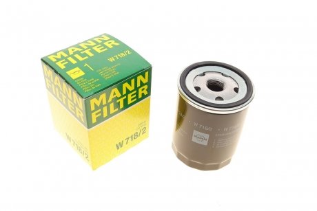 Масляный фильтр MANN (Манн) W 718/2 (фото 1)