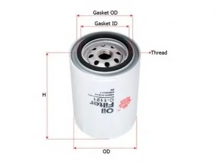 Масляний фільтр SAKURA C1121