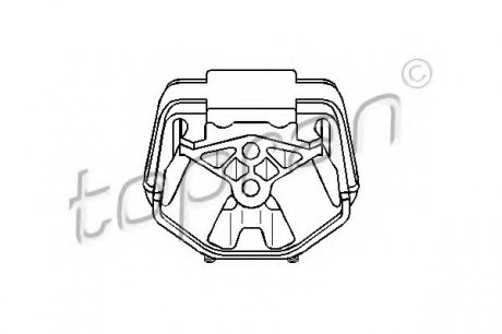 Подушка двигуна TOPRAN 201366