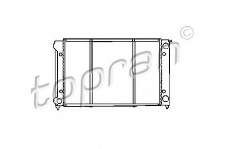 Радіатор 102726755 TOPRAN 102726