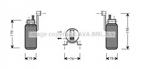 Осушувач кондиціонера AVA FD D296 (фото 1)