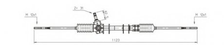 Рульова рейка (Можливо відновлена) GENERAL RICAMBI SK4002 (фото 1)