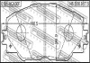 КОЛОДКИ ТОРМОЗНЫЕ ПЕРЕДНИЕ TOYOTA RAV4 ACA3#/ALA3#/GSA33/ZSA3# 2005-2013 FEBEST 0101-ACA30F (фото 2)