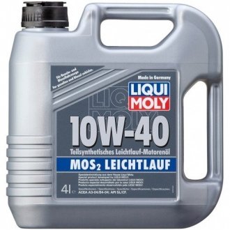 Олива моторна MoS2 Leichtlauf 10W-40, 4л. LIQUI MOLY 1917