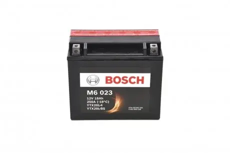 Мото акумулятор 12V 18 Ач 250А BOSCH 0 092 M60 230 (фото 1)
