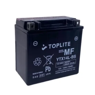 Мото Аккумулятор 12Ah TOPLITE YTX14L-BS