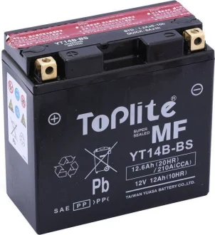 Мото Аккумулятор 12Ah TOPLITE YT14B-BS