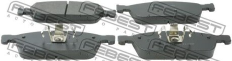 КОЛОДКИ ТОРМОЗНЫЕ ПЕРЕДНИЕ FORD FOCUS III CB8 2011-2014 FEBEST 2101-CBSF