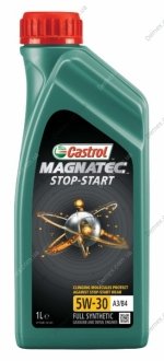 Моторное масло MAGNATEC STOP-START 5W-30 A3/B4 1л CASTROL 5W30 M SS A3B4 1L (фото 1)