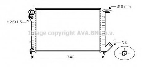 Радиатор AVA CNA 2159 (фото 1)