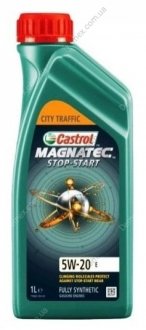 Моторное масло MAGNATEC STOP-START 5W-20 E 1л CASTROL 5W20 M SS 1L (фото 1)