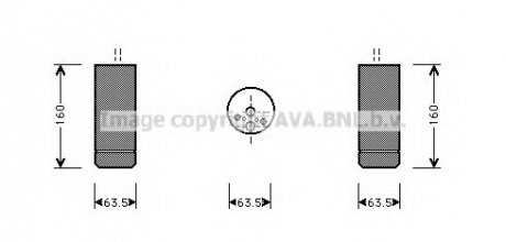 Осушувач кондиціонера AVA BW D063