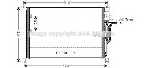 Радиатор кондиционера AVA AI5301