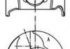 Поршень в комплекті на 1 циліндр, STD KOLBENSCHMIDT 99561600 (фото 1)