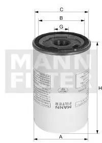 Фільтр масляний -FILTER MANN LB 11 102/2