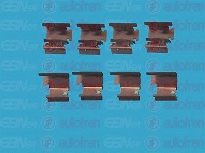 Гальмівні аксесуари (Монтажний комп-кт колодки) AUTOFREN D42343A (фото 1)